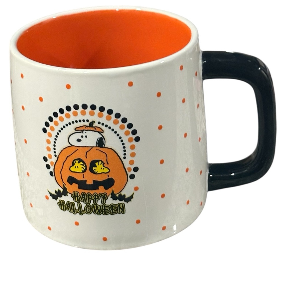 CafePress Peanuts Charlie Brown Snoopy Pumpkin Halloween Coffee Cup